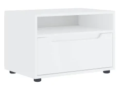 Mueble de TV VISNES blanco 60x40x38 cm madera de ingeniería
