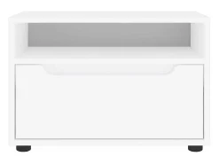 Mueble de TV VISNES blanco 60x40x38 cm madera de ingeniería