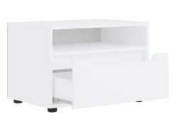 Mueble de TV VISNES blanco 60x40x38 cm madera de ingeniería