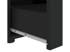 Mueble de TV VISNES negro 60x40x38 cm madera de ingeniería