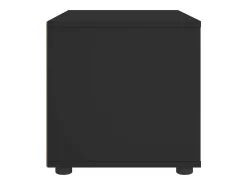 Mueble de TV VISNES negro 60x40x38 cm madera de ingeniería