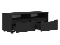 Mueble de TV VISNES negro 100x40x38 cm madera de ingeniería