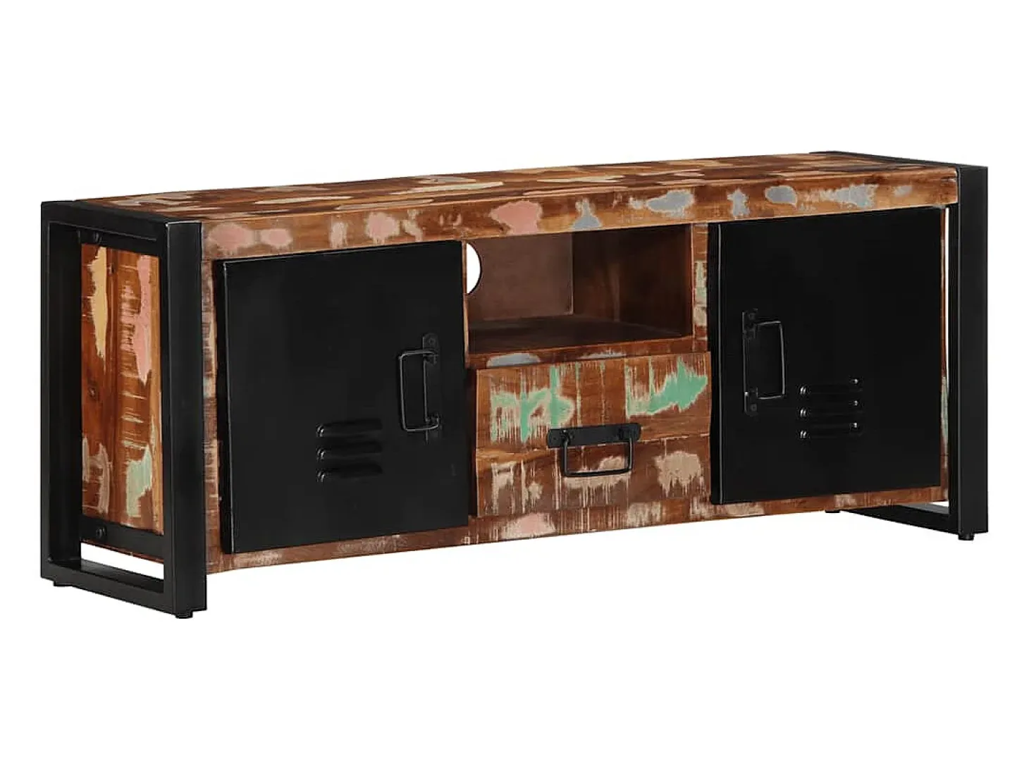 Mueble de TV 100x30x40 cm Madera maciza recuperada