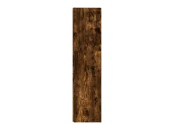 Mueble esquina madera contrachapada roble ahumado 33x33x132 cm