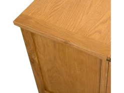 Mueble para el televisor de madera maciza de roble 90x35x48 cm