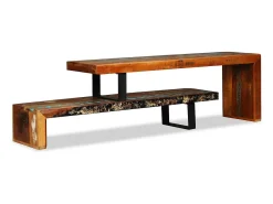 Mueble para la televisón de madera maciza reciclada