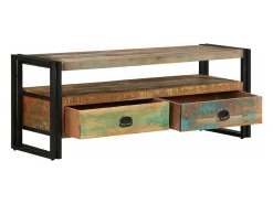 Mueble para la TV de madera maciza reciclada