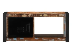 Mueble para la TV 80x30x35 madera maciza reciclada