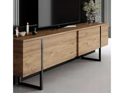 Mueble para TV - Luxe - Pino Atlántico Negro