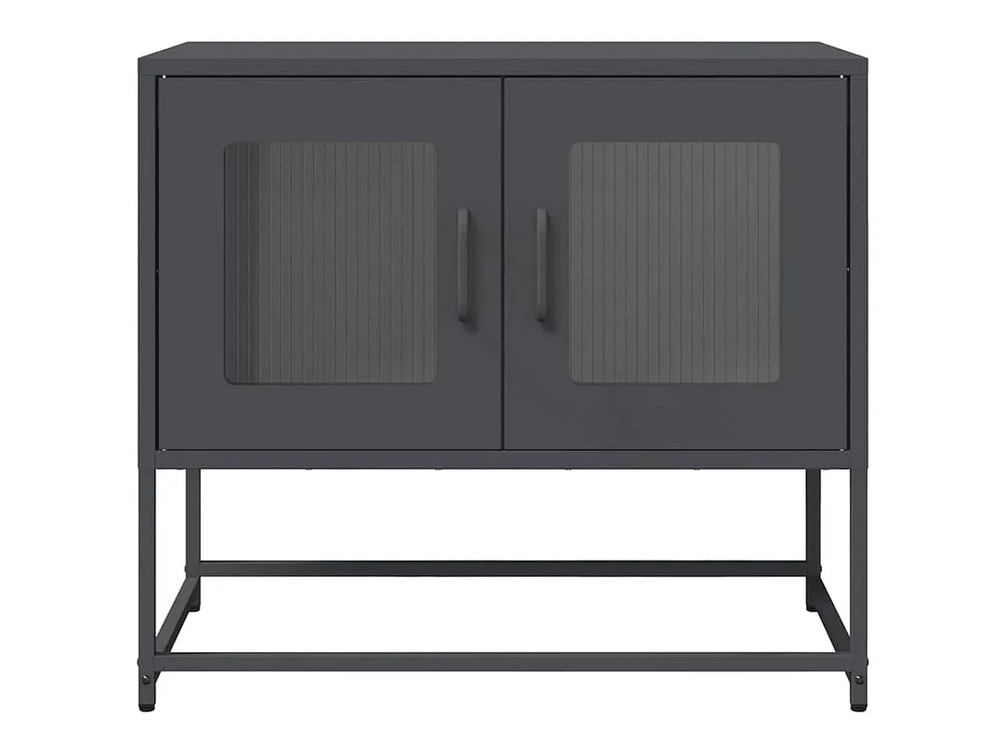 Mueble para TV acero laminado en frío antracita 68x39x60,5 cm