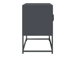 Mueble para TV acero laminado en frío antracita 68x39x60,5 cm