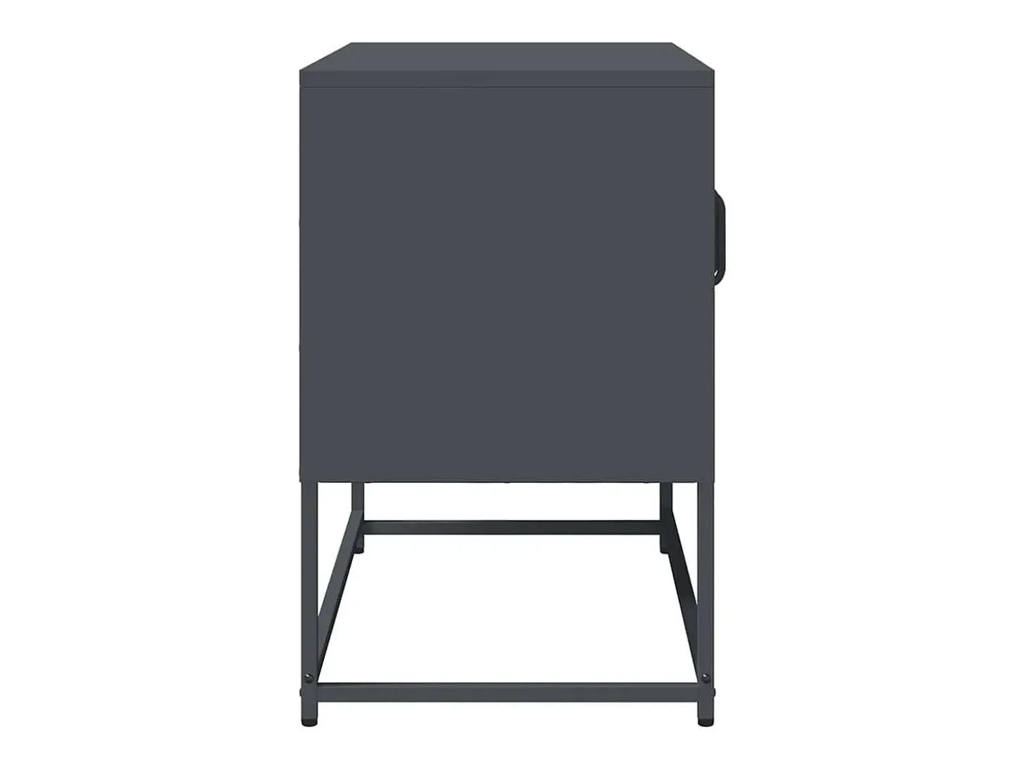 Mueble para TV acero laminado en frío antracita 68x39x60,5 cm