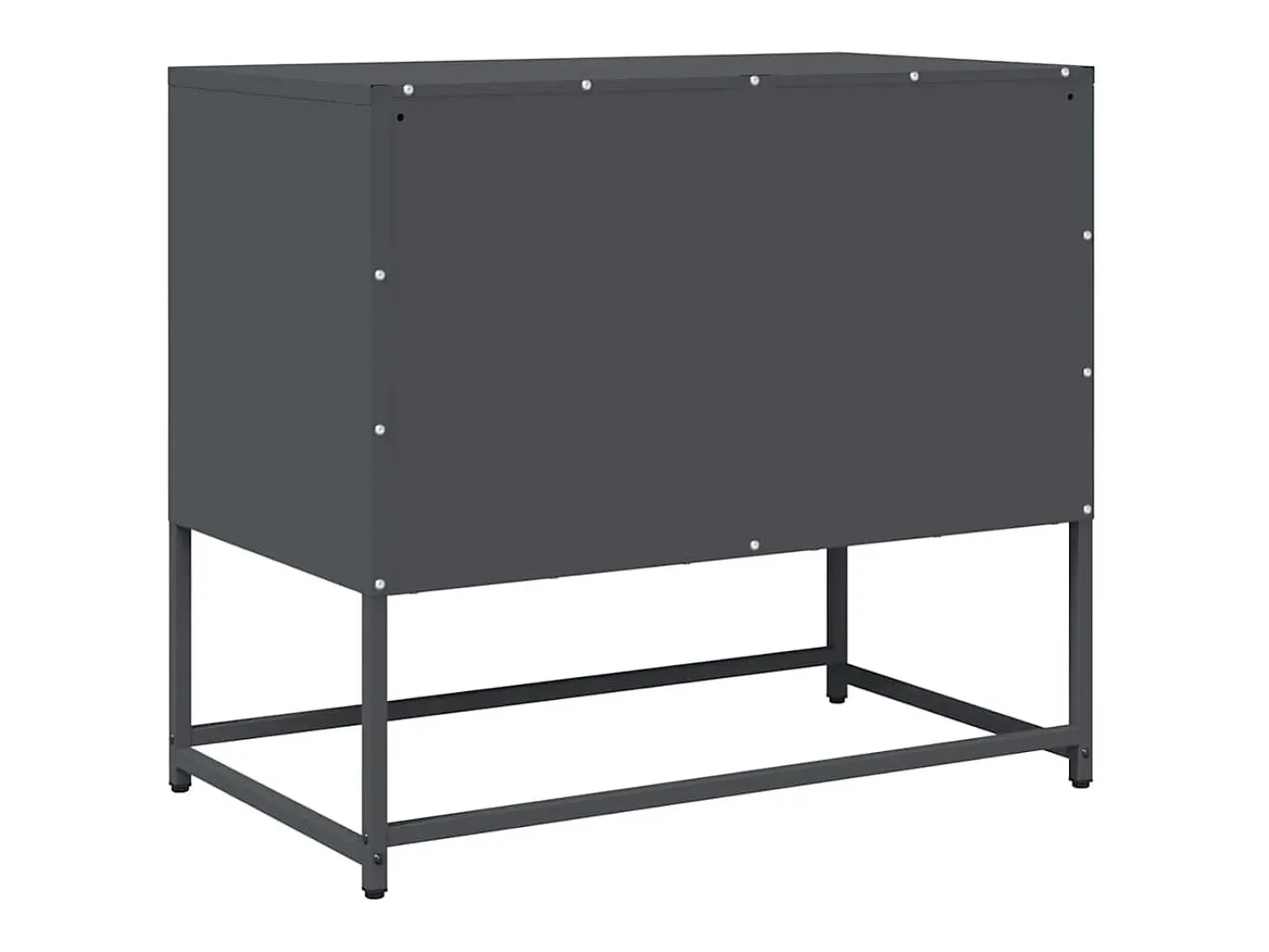 Mueble para TV acero laminado en frío antracita 68x39x60,5 cm