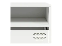 Mueble para TV acero laminado en frío blanco 202x39x43,5 cm