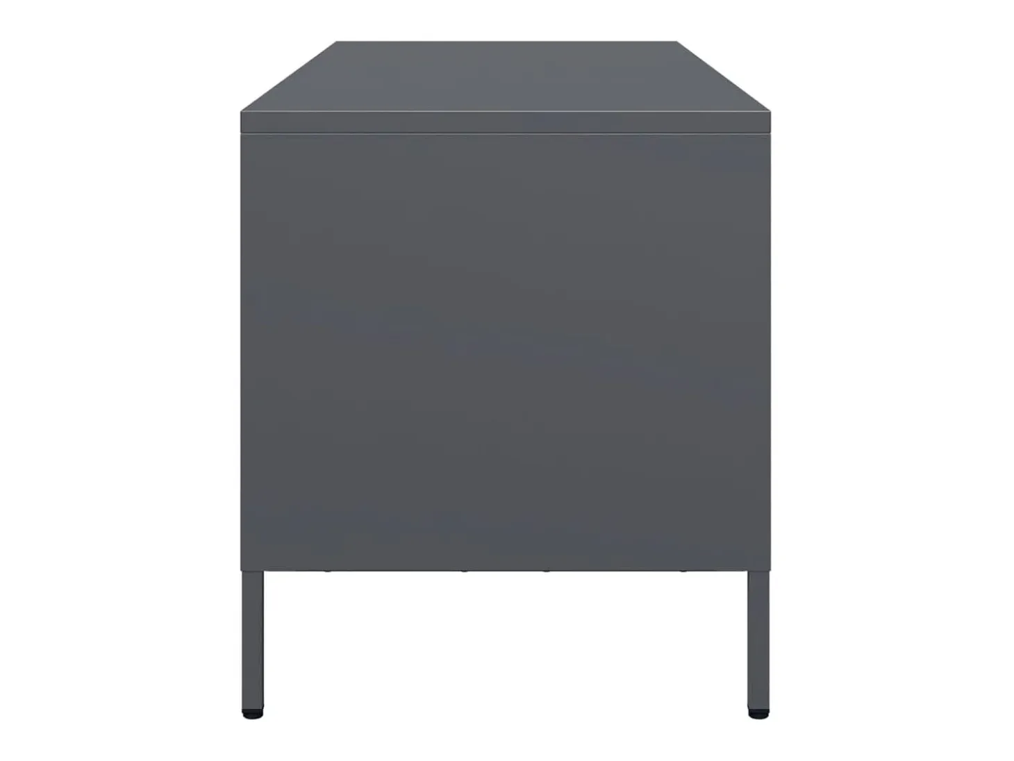 Mueble para TV acero laminado en frío antracita 68x39x43,5 cm
