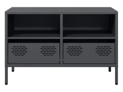Mueble para TV acero laminado en frío antracita 68x39x43,5 cm