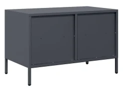 Mueble para TV acero laminado en frío antracita 68x39x43,5 cm