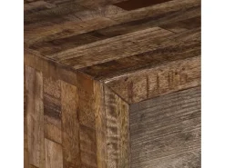 Mueble para TV de madera maciza de mango 118x30x40 cm