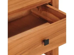 Mueble para TV de madera reciclada de teca 100x40x45 cm