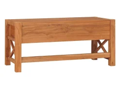 Mueble para TV de madera reciclada de teca 100x40x45 cm
