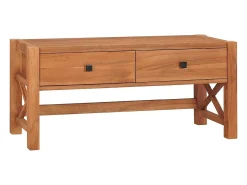 Mueble para TV de madera reciclada de teca 100x40x45 cm