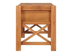 Mueble para TV de madera reciclada de teca 100x40x45 cm