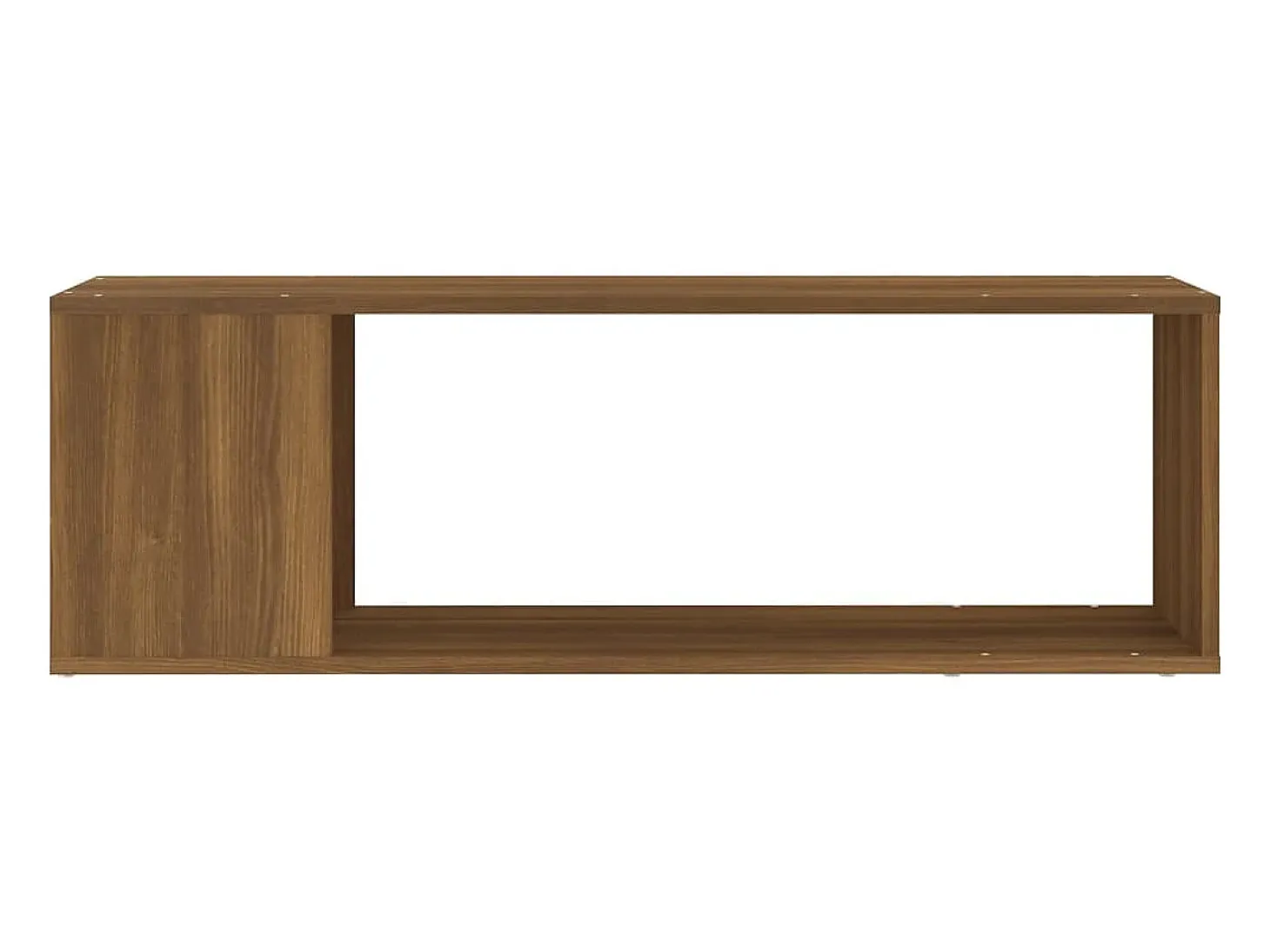Mueble para TV madera contrachapada roble marrón 100x24x32 cm