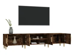 Mueble para TV madera contrachapada roble ahumado 180x31,5x40cm
