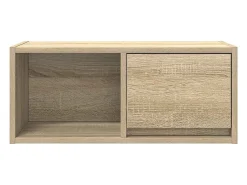 Mueble para TV madera contrachapada roble ahumado 60x31x25,5 cm