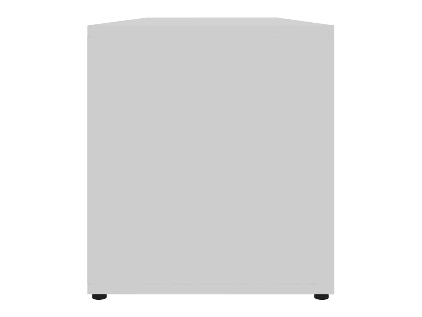Mueble para TV madera contrachapada blanco 120x34x37 cm