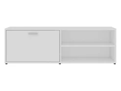 Mueble para TV madera contrachapada blanco 120x34x37 cm