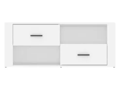 Mueble para TV madera contrachapada blanco 100x35x40 cm