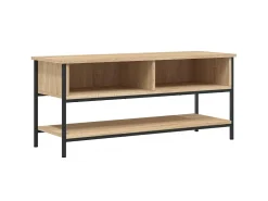 Mueble para TV madera contrachapada roble Sonoma 100x35x45 cm ES13329