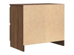 Mueble para TV madera contrachapada marrón roble 60x35x54 cm