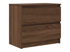 Mueble para TV madera contrachapada marrón roble 60x35x54 cm