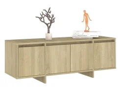 Mueble para TV madera contrachapada roble Sonoma 120x30x40,5 cm