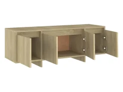 Mueble para TV madera contrachapada roble Sonoma 120x30x40,5 cm