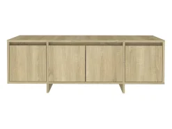 Mueble para TV madera contrachapada roble Sonoma 120x30x40,5 cm