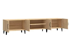 Mueble para TV madera contrachapada roble Sonoma 180x31,5x40 cm