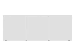 Mueble para TV madera contrachapada blanco 80x34x30 cm
