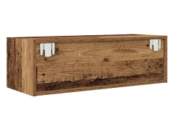 Mueble para TV madera contrachapada envejecida 80x31x25,5 cm