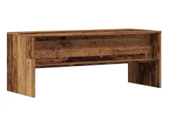 Mueble para TV madera contrachapada madera vieja 100x40x40 cm