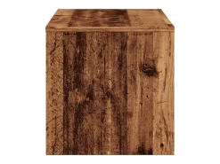 Mueble para TV madera contrachapada madera vieja 100x40x40 cm