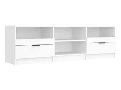Mueble para TV madera contrachapada blanco 150x33,5x45 cm ES99116