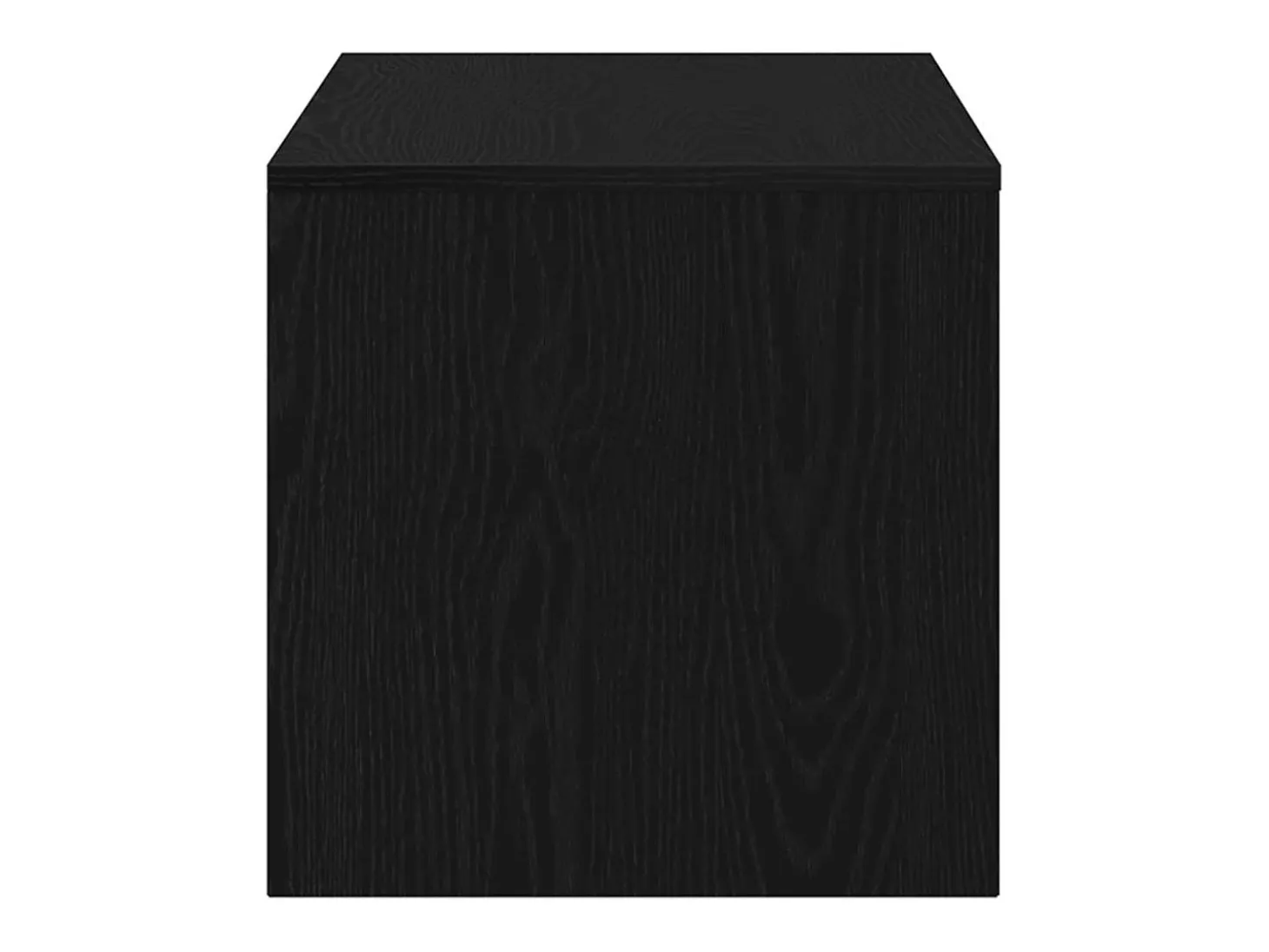 Mueble para TV madera contrachapada roble negro100x40x40 cm