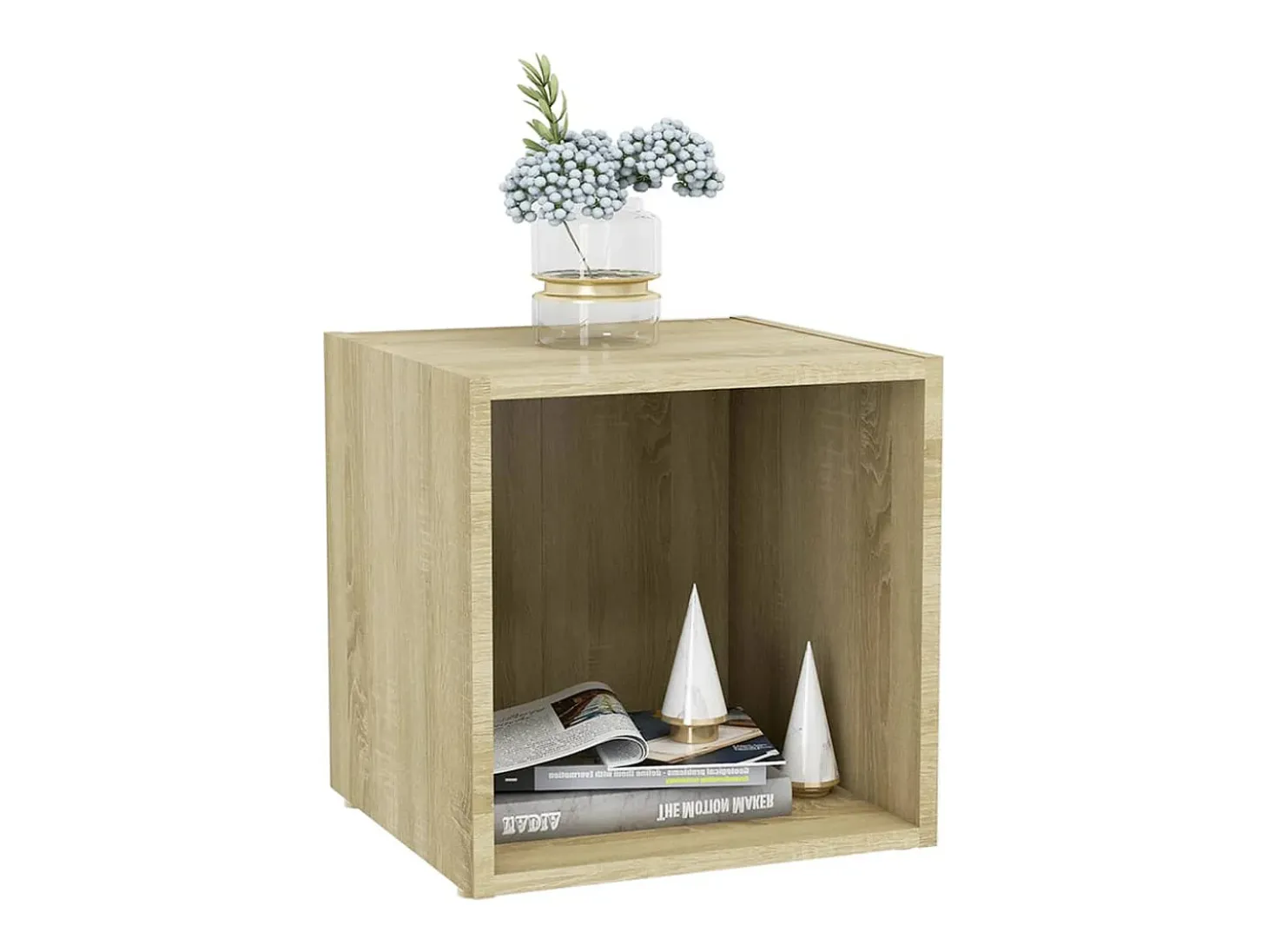 Mueble para TV madera contrachapada roble Sonoma 37x35x37 cm