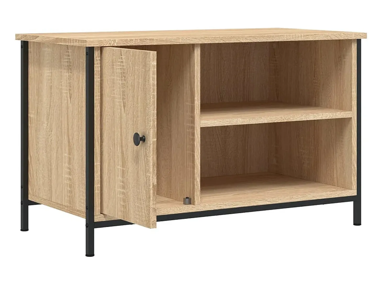 Mueble para TV madera contrachapada roble Sonoma 80x40x50 cm