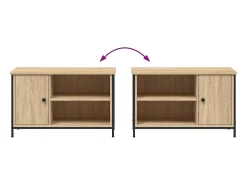 Mueble para TV madera contrachapada roble Sonoma 80x40x50 cm