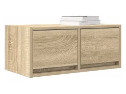 Mueble para TV madera contrachapada roble ahumado 60x31x25,5 cm