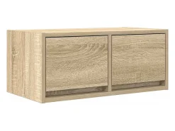 Mueble para TV madera contrachapada roble ahumado 60x31x25,5 cm